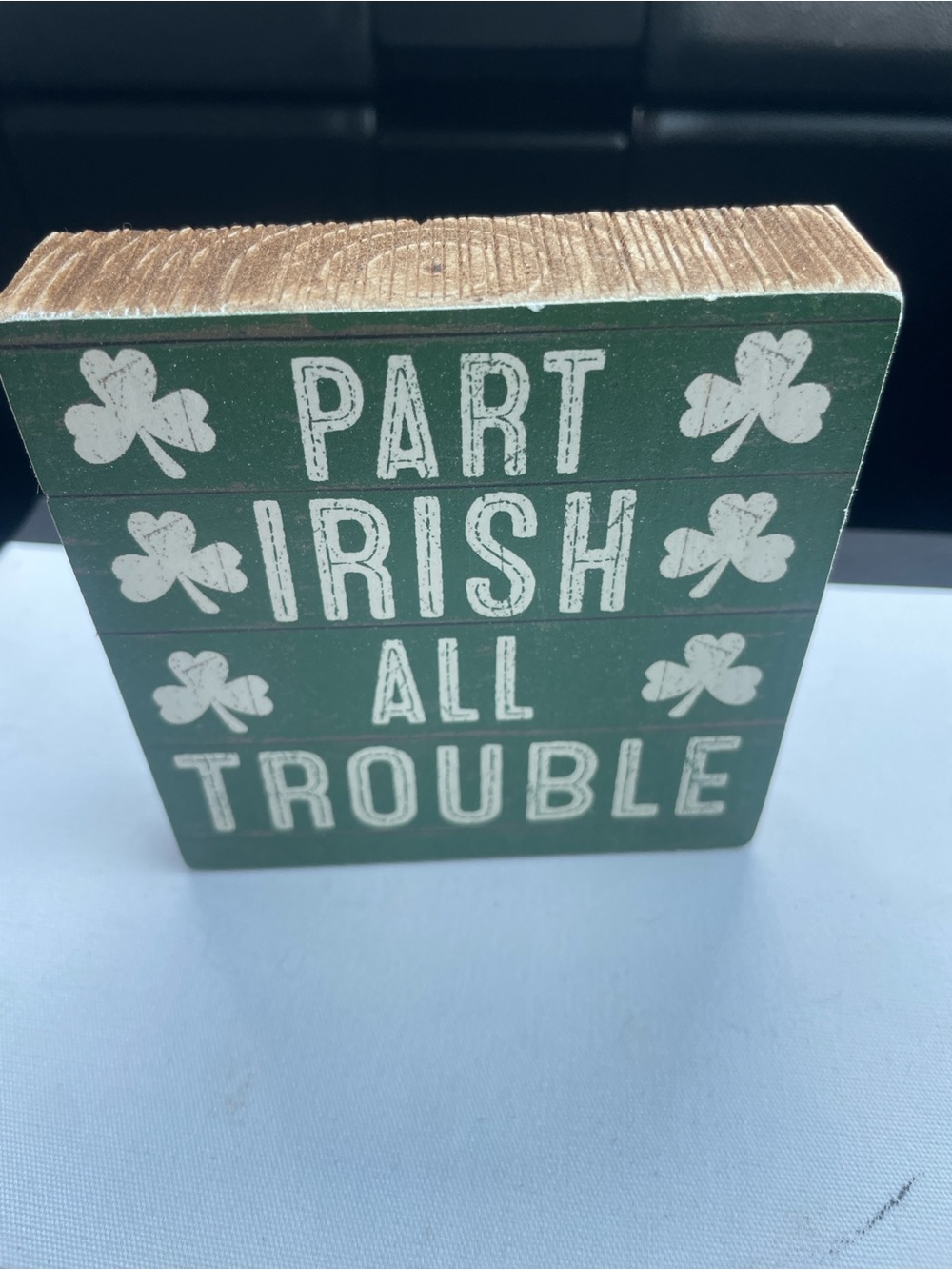 Green "I'm So Irish" Decorative Wood Sign